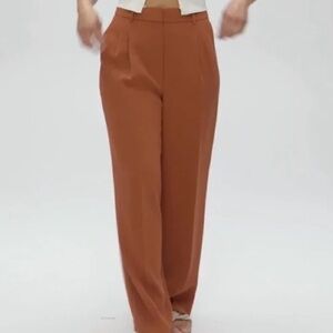 Aritzia Wilfred Effortless Pants in Mocha Sorbet